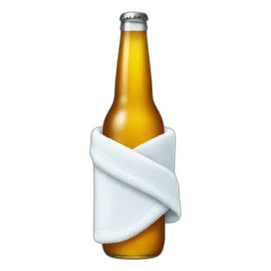 towel drink beer sticker