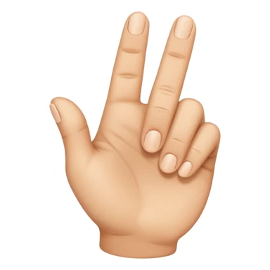 index finger pointing down sticker