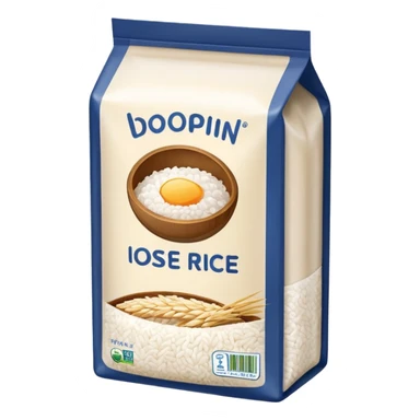 package of rice sticker