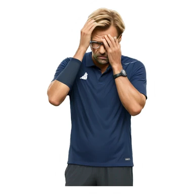 Klopp facepalm sticker