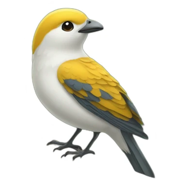 Oiseaux sur un humain sticker