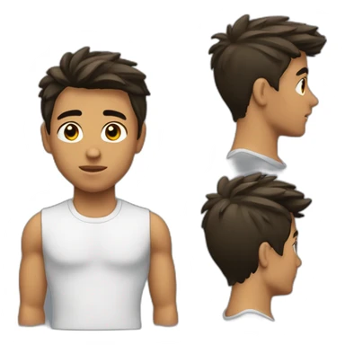 ejectutiva joven cabello corto lacio sticker