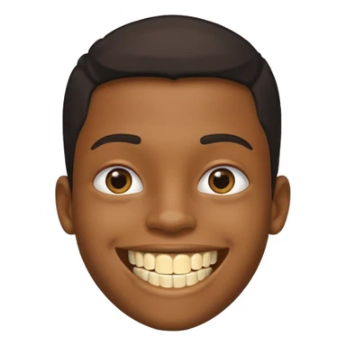 Garoto negro com black nudredcom dente de ouro sticker