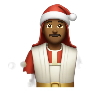 Christmas holy sticker