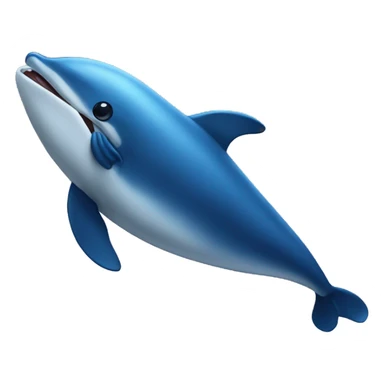 Blue wale  sticker
