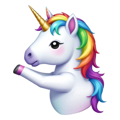 Unicorn dab sticker