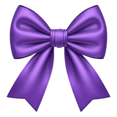 Purple bow  sticker