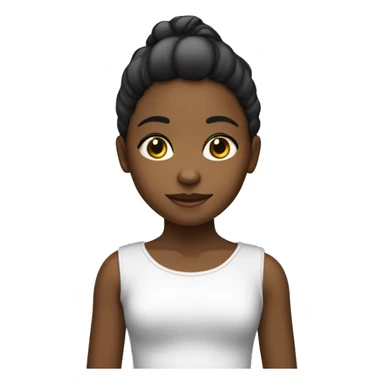 Una niña de pelo negro, blanquita bonita, dormida sticker