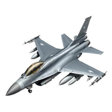 Military aircraft f-16 sticker