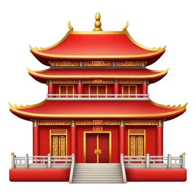 Temple chinois sticker