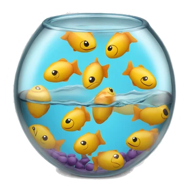 chapsticks in fish bowl  sticker