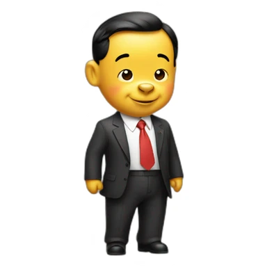 xi jinping winnie pooh sticker