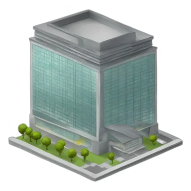 modern nic building sticker