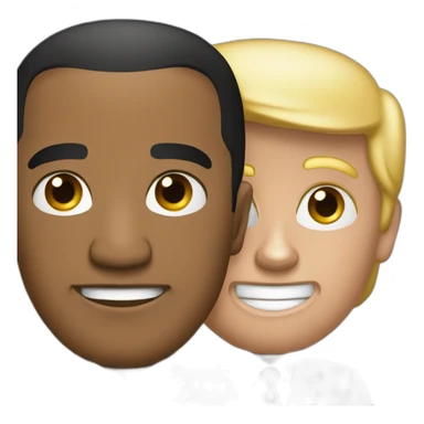 Trump and Obama sticker