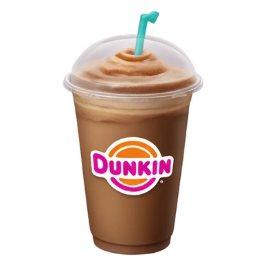 Dunkin’ Donuts iced coffee  sticker