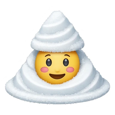 Happy emoji with a pile of salt  sticker