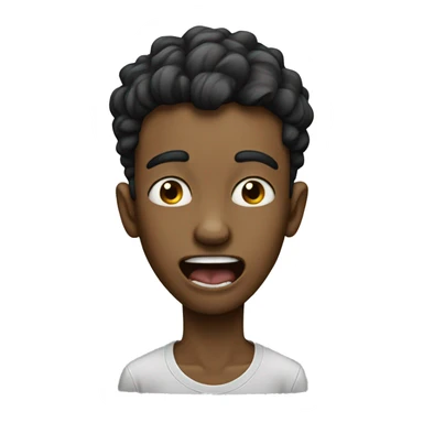 Skinny boy mewing sticker