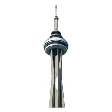 cn tower closeup sticker
