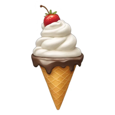 ice cream sundae sticker