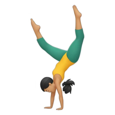 Handstand sticker