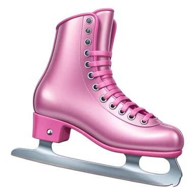 pink ice skates sticker
