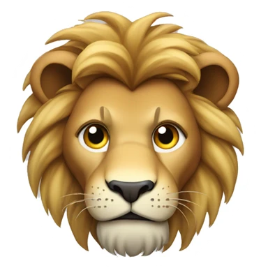Lion mascotte qui fume sticker