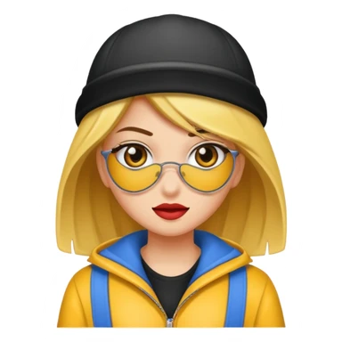 A hooligan girl sticker