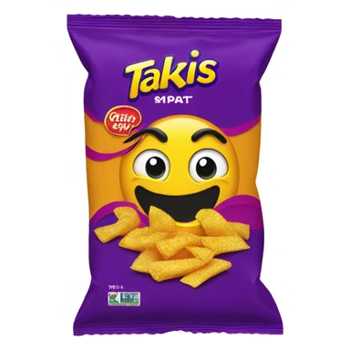 takis in chip bag sticker