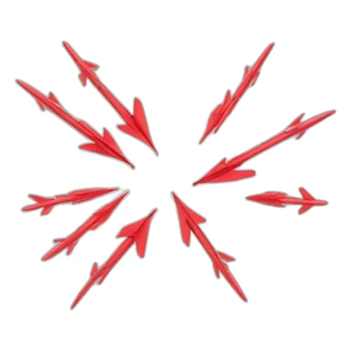 red arrows in a loop demonstrating a cycle sticker