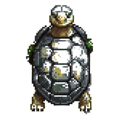 grumpy stone tortoise sticker