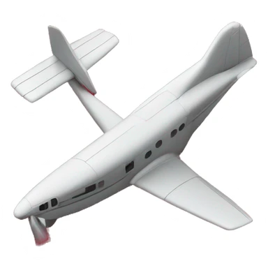 Amelia Earhart's Lockheed Vega 5B model in red sticker