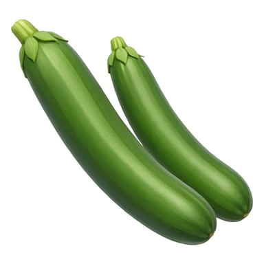 courgette simple clear depiction sticker