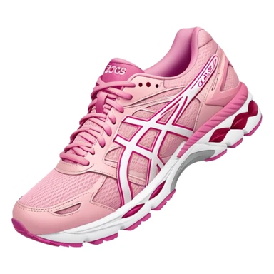 Light pink asics sticker