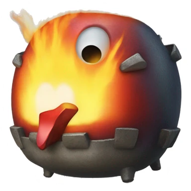 Howls moving castle calcifer  sticker