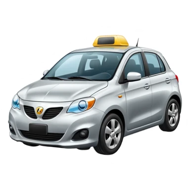 macchina da noleggiare sticker