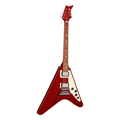 Gibson Flying V, electric guitar sticker