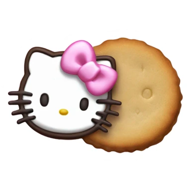 Galleta de hello kitty sticker