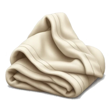 Folded blanket sticker