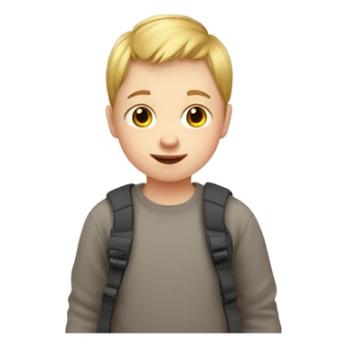 Kid with Down syndrome sticker