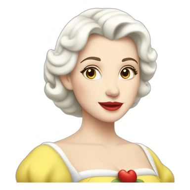 Blanche neige sticker