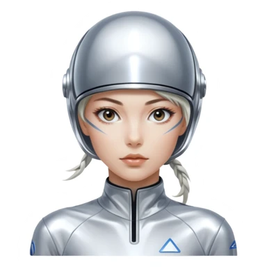 Russian sport glory silver sorayama sticker