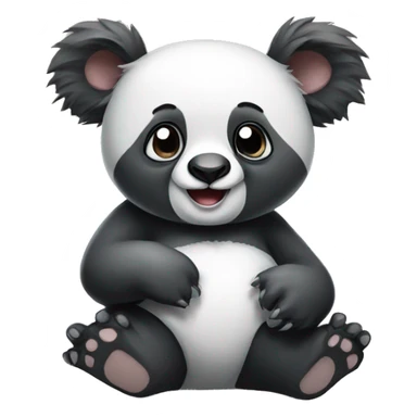 panda , koala sticker