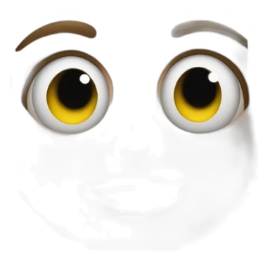 Eyes rolling smiley face  sticker