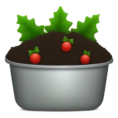 Cute Christmas compost sticker