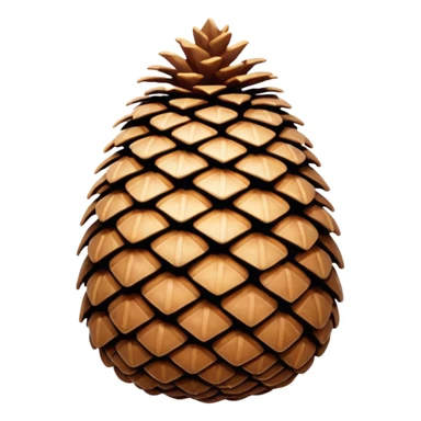 pine cone sticker