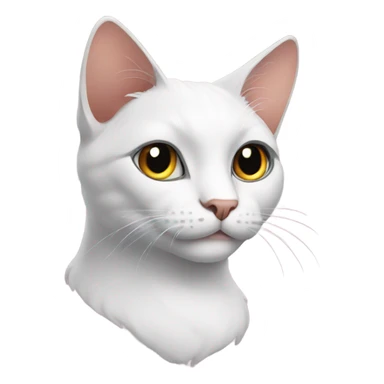 cat looking fancy sticker