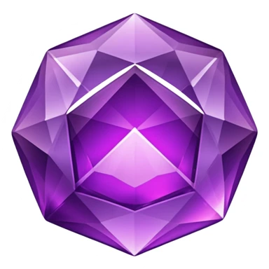 purple gem sticker