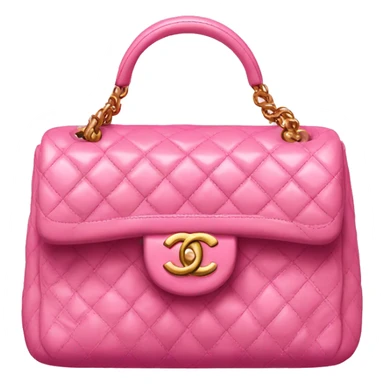 Pink Chanel bag sticker