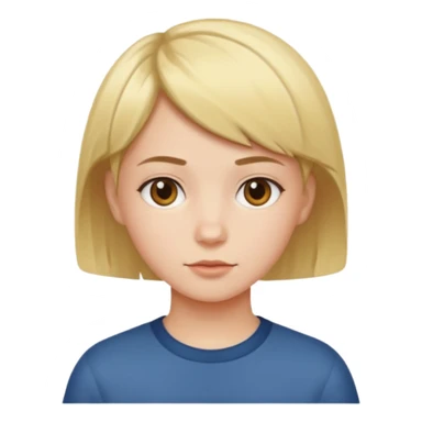 girl with boy cut sticker