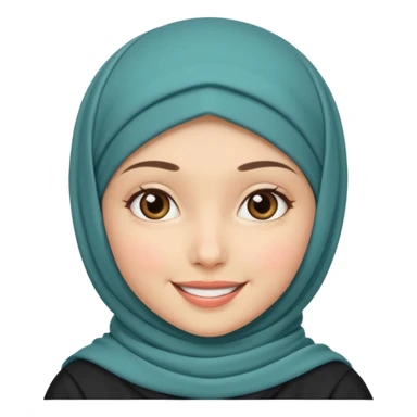 hijab girl sticker